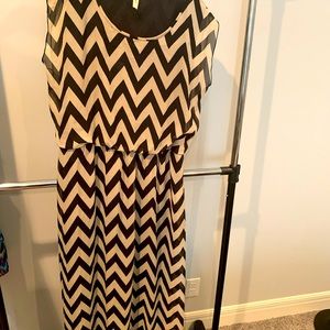 maxi summer chevron dress